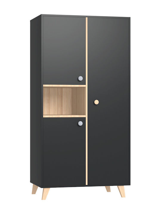 Colette Zwei Türen Schrank Gray 96x57x190cm