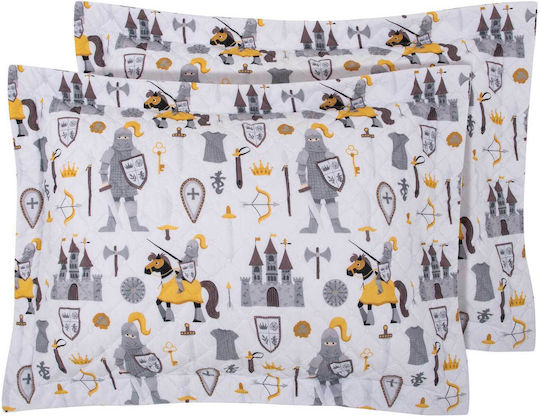 Greenwich Polo Club 8861 Set Fete de Pernă pentru Copii 50x70 cm Crem