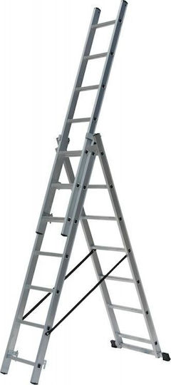 AWTools Multipurpose Ladder 3x11 with Maximum Height 4.51m