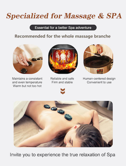 SuperOrtho Hot Stones Βασάλτη 60τμχ