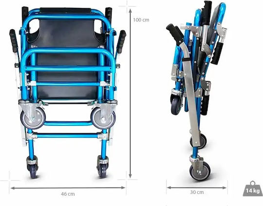 SuperOrtho Transfer-Treppenstuhl Klappbar