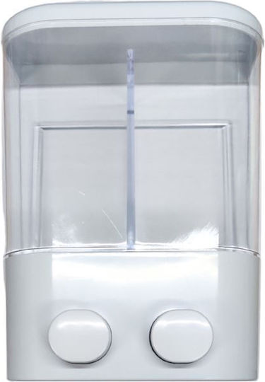 Sidirela Top Commercial Cream Soap Dispenser 2x500ml Transparent