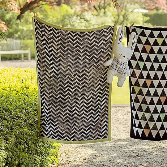 Bizzi Growin Pătură Pepinieră Swaddling Zig Zag 70x90 cm