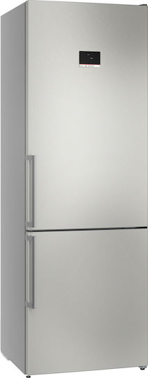 Bosch Ψυγειοκαταψύκτης 440lt Total NoFrost Υ203xΠ70xΒ66.7εκ. Inox KGN497ICT