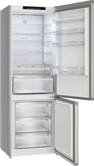 Bosch Combină frigorifică 440lt Total NoFrost Î203xL70xA66.7cm. Gri KGN492IAF