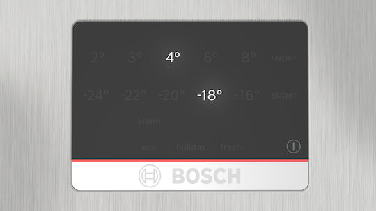 Bosch Ψυγειοκαταψύκτης 321lt Total NoFrost Υ186xΠ60xΒ66.5εκ. Inox KGN367LDF