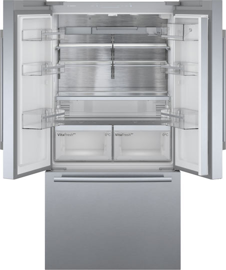 Bosch Side-by-Side Kühlschrank 573Es Total NoFrost H183xB90.5xT70.6cm. Inox KFF96PIEP