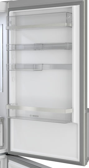 Bosch Ψυγειοκαταψύκτης 440lt Total NoFrost Υ203xΠ70xΒ66.7εκ. Inox KGN49AICT