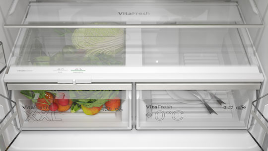 Bosch Side-by-Side Kühlschrank 605Es Total NoFrost H183xB91xT73.1cm. Schwarz KFN96AXEA