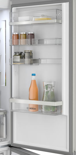 Bosch Kühl-Gefrierkombination 363Es Total NoFrost H203xB60xT66.5cm. Inox KGN394ICF
