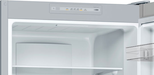 Bosch Ψυγειοκαταψύκτης 282lt Total NoFrost Υ176xΠ60xΒ66εκ. Inox KGN33NLEB
