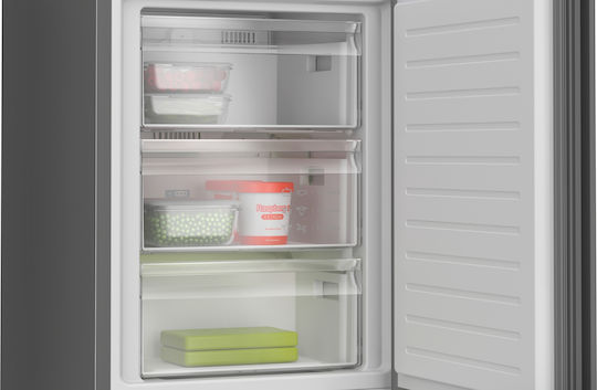 Bosch Kühl-Gefrierkombination 363Es NoFrost H203xB60xT66.5cm. Gray KGN39OCAF