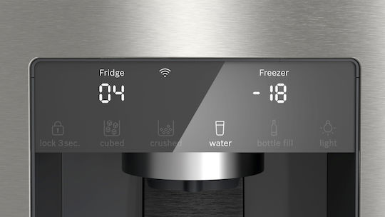 Bosch Хладилник Гардероб 574лт В183xШ90.5xД73.1см. Inox KFD96APEA