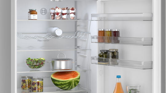 Bosch Frigider-congelator Total NoFrost Înălțime203xLățime70xAdâncime66.7cm Gri KGN492LAF