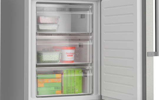 Bosch Ψυγειοκαταψύκτης 363lt Total NoFrost Υ203xΠ60xΒ66.5εκ. Inox KGN39VIBT