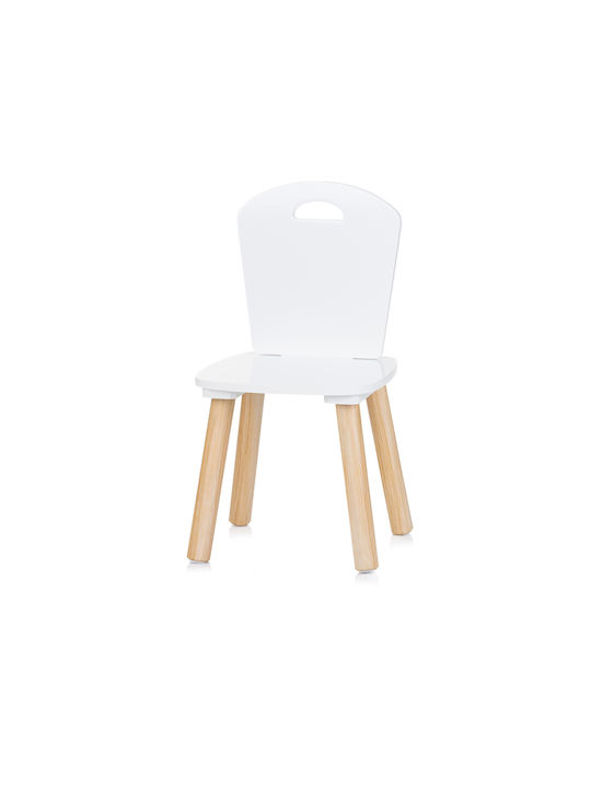 Kinder Tischset mit Stühlen Weiß Chipolino