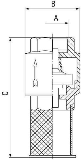 Ferro Βάνα / Διακόπτης 3/4"