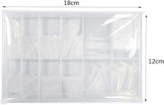 Artificial False Nail Tips Transparent