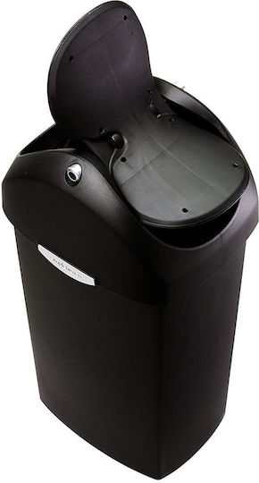 Simplehuman Πλαστικός Κάδος Απορριμμάτων 40lt Μαύρος