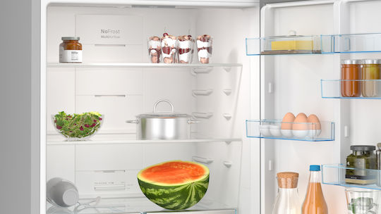 Bosch Fridge-Freezer 526lt Total NoFrost H186xW75xD80cm Inox KGN76XIEP