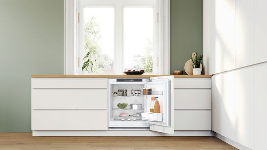 Bosch Eingebauter Kühlschrank für Lagerung 134Es H82xB59.8xT54.8cm. Weiß KUR21VFE0
