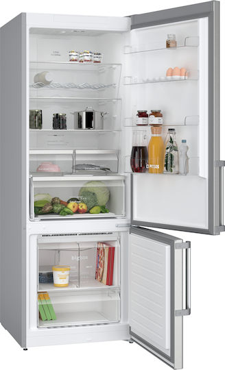 Pitsos Kühl-Gefrierkombination 508Es Total NoFrost H193xB70xT80cm. Inox PKNB56XIDQ