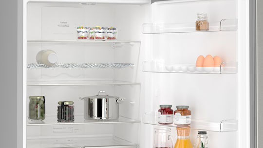 Pitsos Kühl-Gefrierkombination 508Es Total NoFrost H193xB70xT80cm. Inox PKNB56XIDQ