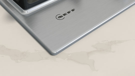Neff N 70 Natural Gas Cooktop Autonomous 58.2x52εκ. Silver