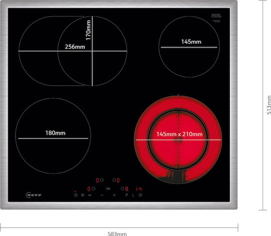 Neff N 50 With Frame Autonomous 58.3x51.3εκ.
