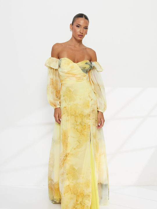Sommer Maxi Damenkleid Für Hochzeit Βαπτίση Blumen