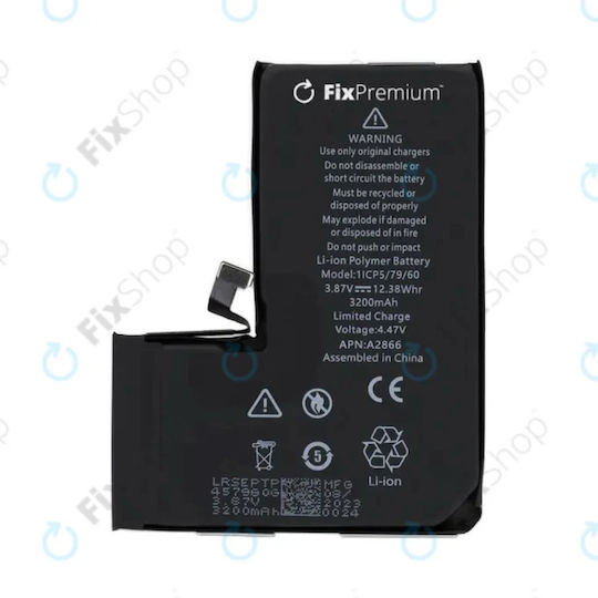 Kompatible Handy-Akkus Ersatzbatterie 3200mAh für iPhone 14 Pro