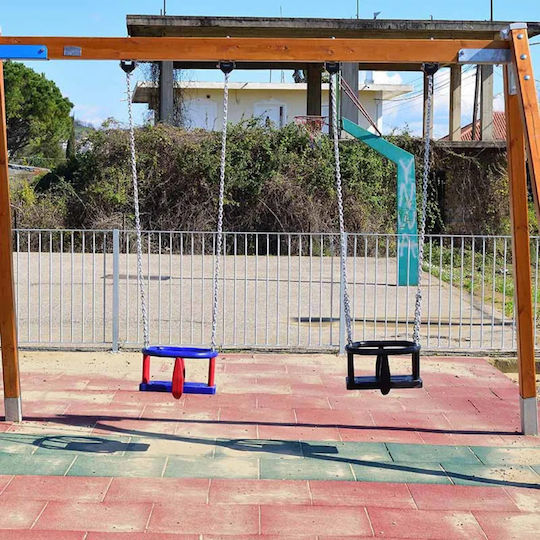 Hanging Swing for Professional Use Metal Black