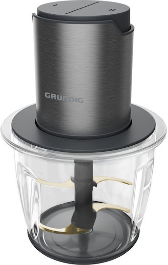 Grundig Ch 7140 Multi Chopper 500W mit 1l Behälter Grau