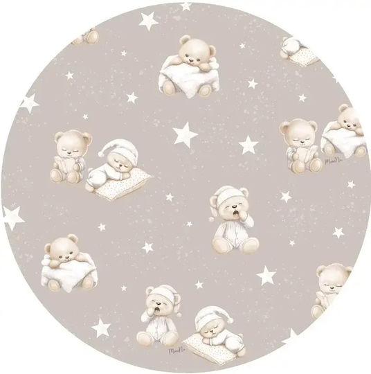 MimiNu Lenjerie De Patut Bebe Pentru Patut Din Bumbac Cu Cauciuc Bej 84.5x50.5cm MimiNu Lenjerie De Patut Bebe Pentru Patut Din Bumbac Cu Cauciuc Bej 84.5x50.5cm