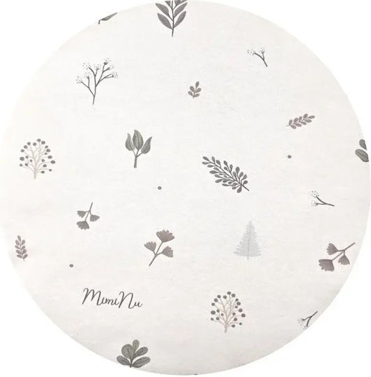 MimiNu Lenjerie De Patut Bebe Pentru Cradle Din Bumbac Cu Cauciuc Bej 80x35cm MimiNu Lenjerie De Patut Bebe Pentru Cradle Din Bumbac Cu Cauciuc Bej 80x35cm