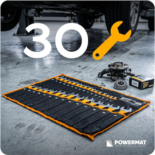 Powermat Set 30 Chei Poligonale Simple