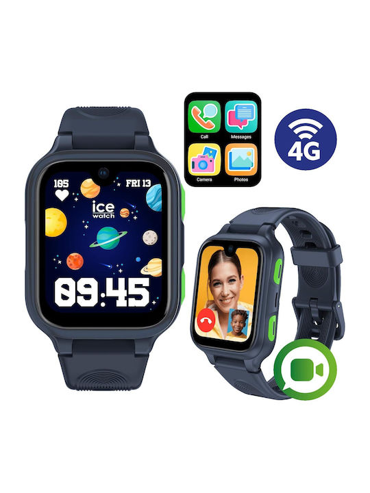 Ice Kids' Smartwatch 4G with GPS & Camera Blue