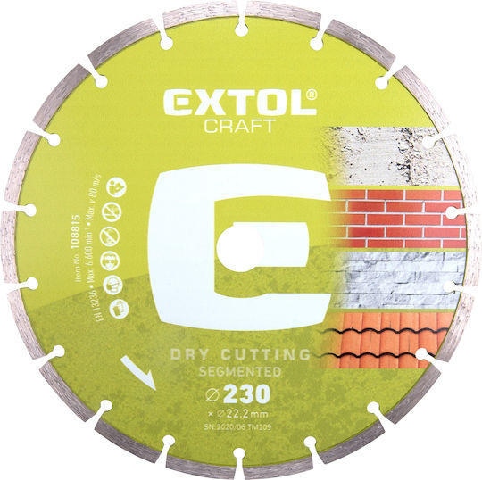 Extol Craft Schleifscheibe Für Baumaterialien 230mm