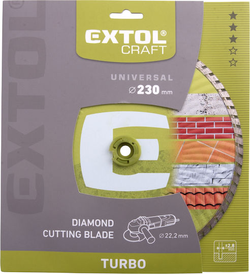 Extol Craft Cutting Disc for Construction Materials 230mm