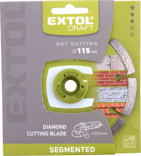 Extol Craft Δίσκος Κοπής Δομικών Υλικών 115mm