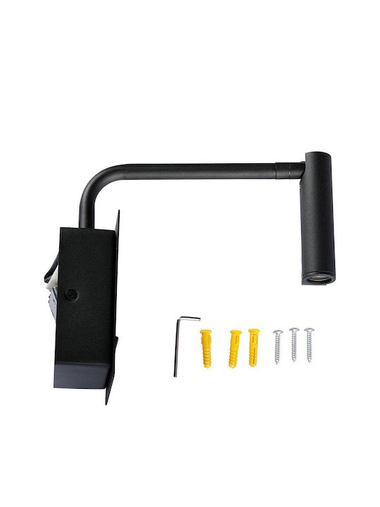 V-TAC Iluminat Exterior Montat Pe Perete Led Ip20 3w Cu Lumină Alb Cald 9x6x3cm