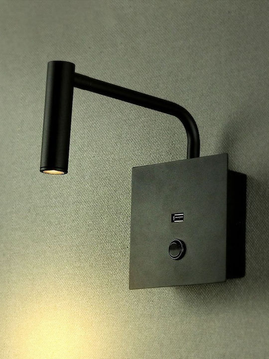 V-TAC Iluminat Exterior Montat Pe Perete Led Ip20 3w Cu Lumină Alb Cald 9x6x3cm