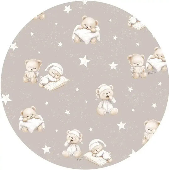 MimiNu Baby Bettwäsche-Set Für Krippe Bedtime Story Beige 3 Stück