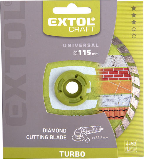 Extol Craft Cutting Disc for Construction Materials 115mm