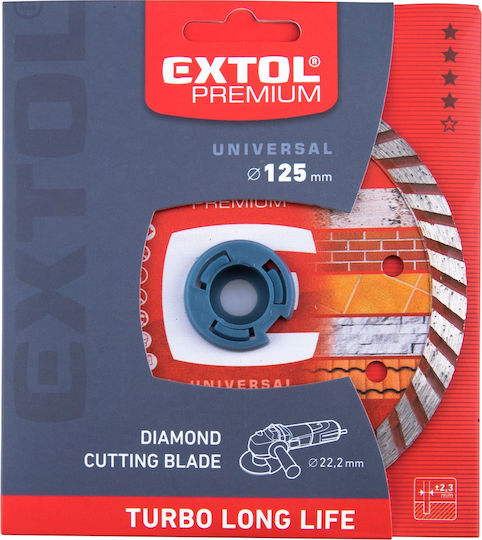 Disc De Tăiere Cu Diamant Umed Uscat Extol Premium 108952