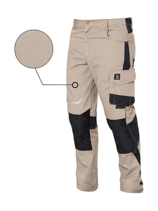 Procera Pantaloni de lucru reflectorizanți și impermeabili Bej
