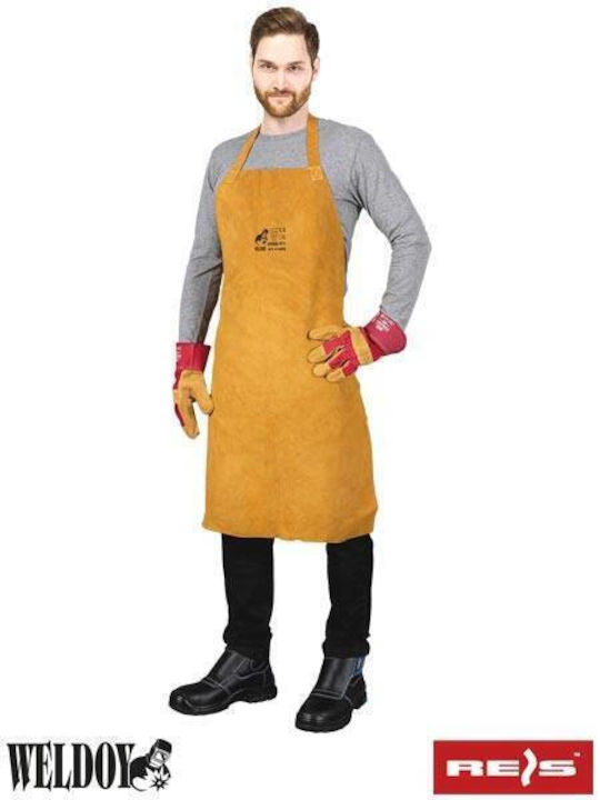 Protective Apron Made Split Leather Welding Wy-fsbn