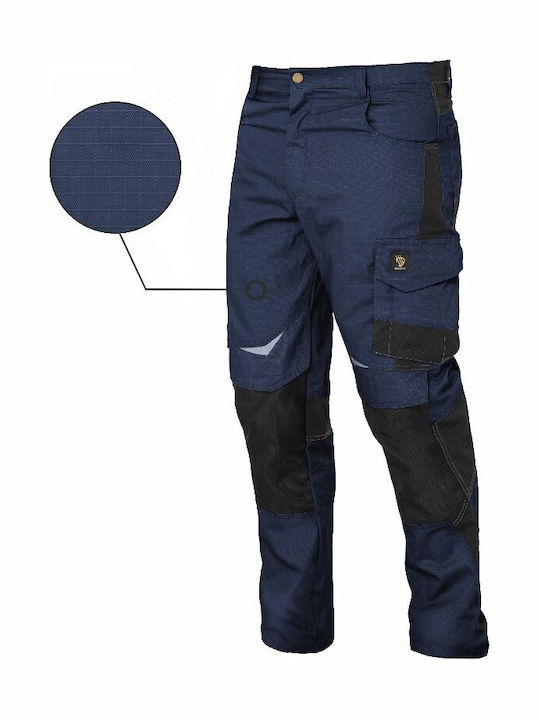 Procera Pantaloni de lucru reflectorizanți și impermeabili Albastru Marin