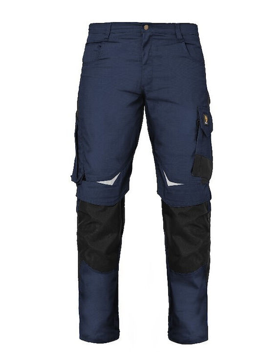 Procera Pantaloni de lucru reflectorizanți și impermeabili Albastru Marin