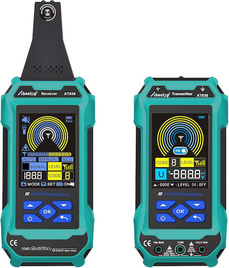 Locator At838 Abestop Circuit Locator Multimeter Function Underground Ψηφιακός Ανιχνευτής Καλωδίων